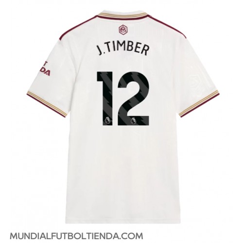 Camiseta Arsenal Jurrien Timber #12 Tercera Equipación Replica 2025-26 mangas cortas